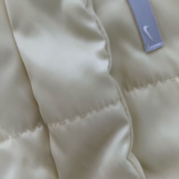 Nike yellow womens jacket puffer size medium outdoor coat snowboard vintage F162 - Picture 4 of 7